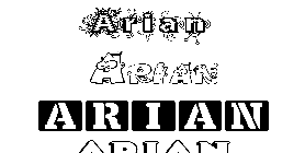 Coloriage Arian