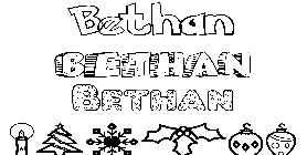 Coloriage Bethan