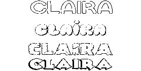 Coloriage Claira