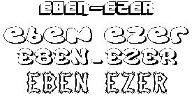 Coloriage Eben-Ezer