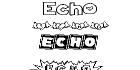 Coloriage Echo