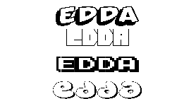 Coloriage Edda