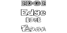 Coloriage Edge