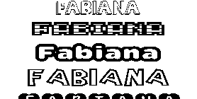 Coloriage Fabiana