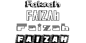 Coloriage Faizah