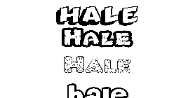 Coloriage Hale
