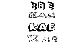 Coloriage Kae