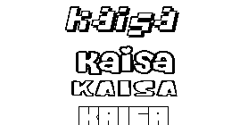 Coloriage Kaisa