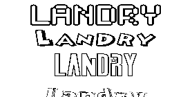 Coloriage Landry
