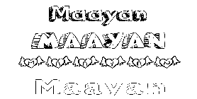 Coloriage Maayan