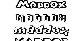 Coloriage Maddox
