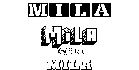 Coloriage Mila