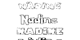 Coloriage Nadine