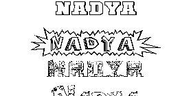 Coloriage Nadya