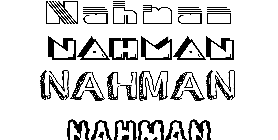 Coloriage Nahman