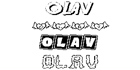 Coloriage Olav