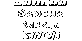Coloriage Sancha