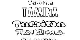 Coloriage Tamina