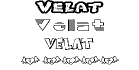 Coloriage Velat