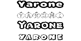 Coloriage Yarone